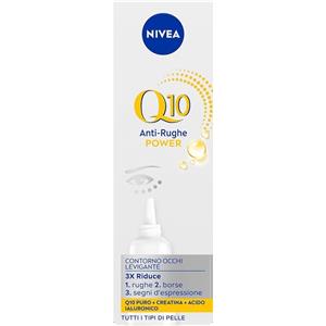NIVEA Q10 Power Contorno Occhi Levigante 15ml - Idrata, Combatte Rughe e Occhiaie con Coenzima Q10 e Creatina