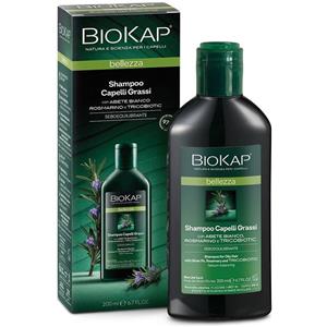 BIOKAP Shampoo Capelli Grassi con Tricobiotic - 200 ml, Normalizza Sebo e Restituisce Vitalità