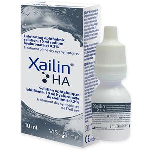 VISUFARMA SpA Xailin HA Collirio Lubrificante 10 ml - Dispositivo Medico per Secchezza Oculare