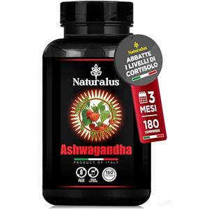 Naturalus Cortisolo Abbassare - Cortisolo Integratore Ossitocina Ashwagandha 180 Compresse Ksm 66 Alternativa a Fosfatidilserina Riduce