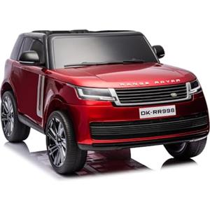 GIODICART Range Rover Macchina per Bambini Elettrica 12V Rosso Memphis, Auto 2 Posti, Bambini 1-5 Anni