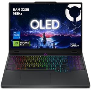 Lenovo Legion 5 Gaming Laptop - Display OLED WQXGA 15 165Hz, Nvidia GeForce RTX 5070 8GB, Intel Core i7-14700HX, RAM 32GB, SSD 1TB, Windows 11 Home, Tastiera RGB italiana - Eclipse Black