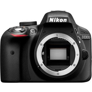 Nikon D3300 Fotocamera Reflex Digitale Solo Corpo, 24.2 Megapixel, LCD 3 Pollici, Nero [Versione EU]