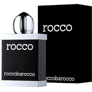 Roccobarocco Black Man Eau De Toilette Uomo - Profumo Fresco e Raffinato con Fragranza Agrumata-Legnosa, Flacone da 100 ml