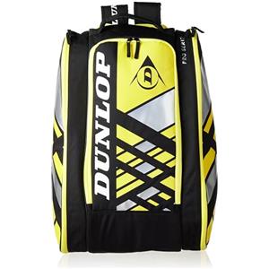 DUNLOP, Pro Series Thermo, Borsa Da Padel, Nero/Giallo, U, Unisex-Adult.