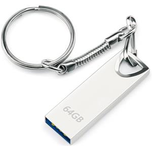 bearbybear Chiavetta USB 982GB, Pen Drive Alta Velocità Memoria Stick USB Flash Drive Thumb Drive, Impermeabile Metallo Penna USB per PC, TV, Auto,Laptop (64, GB)
