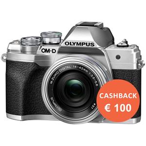 Olympus om-d e-m10 mark iv silver + 14-42 ez