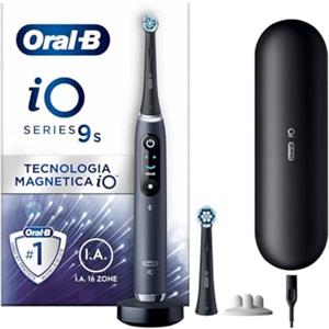 Oral-B iO - 9S Spazzolino Elettrico Ricaricabile Nero con Tecnologia Magnetica