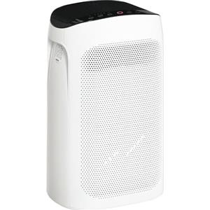 HOMCOM Purificatore d'Aria con Filtro HEPA a Triplo Strato, CADR 210m³/h, Area coperta 25-35m³, Air Purifier con Modalità Sonno, 3 Velocità, Timer, per Fumo, Pollini, Odori, Polvere