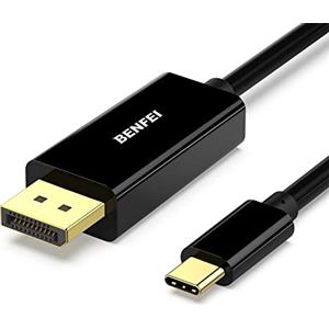 BENFEI Cavo USB C a DisplayPort 3m (4K@60Hz, 2k@144HZ), Cavo tipo C a DP [Compatibile Thunderbolt 3/4] per iPhone 15 Pro/Max MacBook Pro/Air 2023 iPad Pro iMac S23 XPS 17 e altro