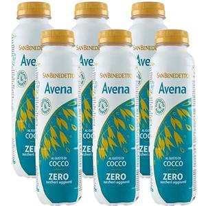 Generico 6X Bevanda a base di AVENA al gusto di Cocco, Senza Zuccheri Aggiunti 400ml