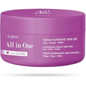 Pupa Crema Nutriente Viso - Corpo - Mani All In One, Crema ricca e fondente Ideale per la Cura quotidiana delle Pelli più Secche, Skincare Corpo (350 ml)