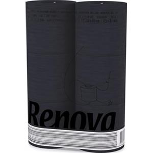 RENOVA carta igienica nero - 6 rotoli di carta