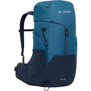 VAUDE Jura 24 - Zaino da trekking 24L, leggero e resistente, con schienale traspirante, scomparto per sistema di idratazione e tasche esterne flessibili, ideale per escursioni diurne