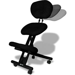 cinius Sedia ergonomica con schienale, Nera
