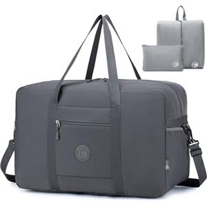 SPAHER Borsone 55x35x25 KLM Air France Transavia Bagaglio a Mano Borsa da Viaggio Cabina Palestra Pieghevole 50L Borsa a Mano Travel Duffle Bag