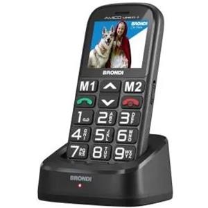 Brondi Telefono cordless Brondi Amico Unico+ Nero