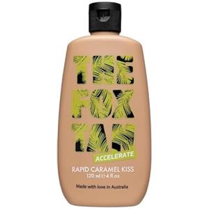 The Fox Tan - Rapid Caramel Kiss - Attivatore di Abbronzatura senza Autoabbronzanti, Lozione Abbronzante per Viso e Corpo, per Sole e Lampade Abbronzanti, 120 ml