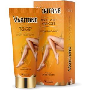 Varitone - Crema Anti Varicose - 100 ml - Crema Gambe Stanche e Pesanti - 100% Naturale Senza Parabeni