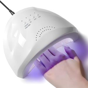 VOLTIX Lampada Unghie UV LED Professionale 48W - Fornetto Unghie Semipermanente con Sensore Automatico e Timer 3 Modalità - Lampada UV LED Unghie Professionale per Gel, Smalto e Ricostruzione