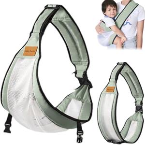 Shengruili Fascia Porta Bebe,Fascia per Marsupio Regolabile,Fascia per Neonati Traspirante, per 3-36 Mesi, Fino a 20kg
