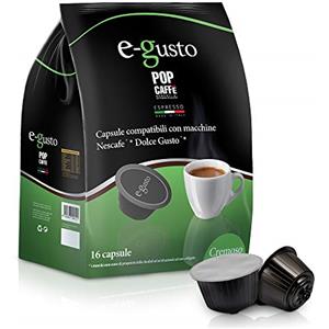 CAFFE POP Caffè Pop E-Gusto Miscela M.2 Cremoso - 64 Capsule - Compatibili con Nescafé Dolce Gusto