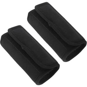 GEERYZHE Cuscinetti per Maniglie per Stampelle per Braccio Passeggio, Impugnature per Stampelle 2 Pezzi, Cuscino di Copertura per Ausilio per Deambulazione in Morbida Spugna,
