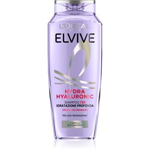 L'Oréal Paris Elvive Shampoo Idratante 700ml - Per Capelli Secchi e Spenti, Fino a 72H di Idratazione con Acido Ialuronico