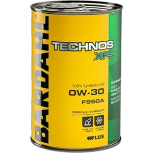 Bardahl - TECHNOS XFS F950A 0W30 - Olio Motore per Auto, Lubrificante per Motori Benzina e Diesel di Ultima Generazione, Alta Efficienza Energetica da Prestazioni Elevate e Basse Emissioni, 1 L