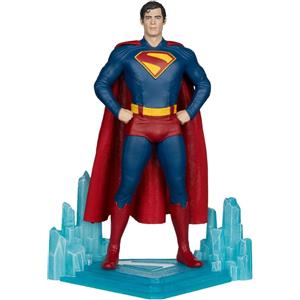 McFarlane Toys Superman - Statua in PVC 1:6 con Mantello Morbido e Base, Altezza 28 cm