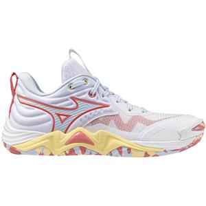Mizuno Wave Momentum Elite White/CalypsoCoral/PaleBanana