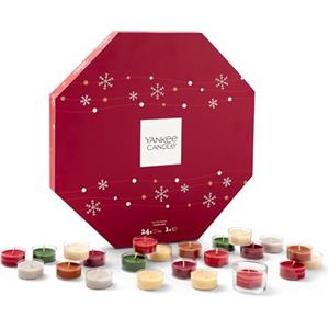 YANKEE CANDLE Calendario dell'Avvento Yankee Candle 2025 | Set regalo di candele profumate | 24 lumini profumati e 1 portalumino | Regali di Natale perfetti per le donne