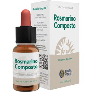 FORZA VITALE ITALIA Srl Ecosol rosmarino composto gocce 10 ml - FORZA VITALE - 901398115