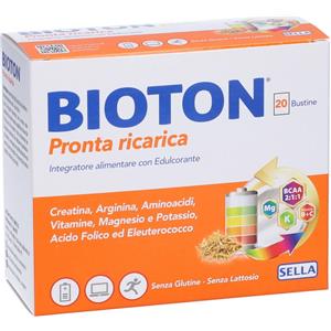 Sella Bioton Pronta Ricarica Integratore Alimentare Gusto Arancia, 20 Bustine