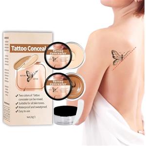 Eazerom 41 Correttore per Coprire Tatuaggi e Cicatrici, Professsionale Impermeabile Crea Pelle Perfetta