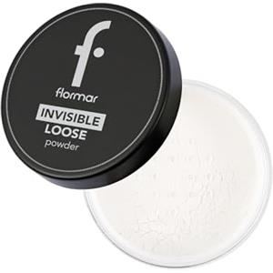 Flormar Invisible Loose Powder,Cipria Trasparente Libera - Polvere Fissante Trucco Opacizzante e Controllo Sebo, Invisibile a Lunga Durata cipria polvere per Pelle Grassa e Tutti i Tipi di Pelle