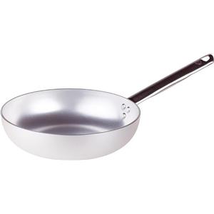 Agnelli Alluminio 3mm Professionale Padella Alta Svasata Con Manico Tubolare Inox