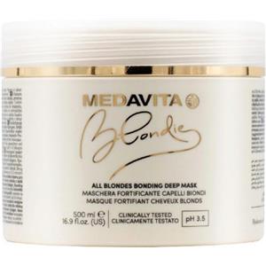 Medavita Blondie Maschera Rimpolpante 500ml per Capelli Biondi - Esalta i Riflessi e Rende i Capelli Vitali