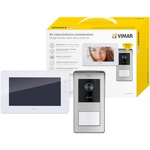 VIMAR K42910 Videocitofono monofamiliare alim. multispina e targa RFID