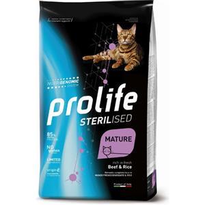 Prolife cat sterilised mature manzo e riso 1,5kg