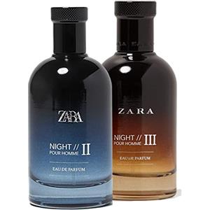 Zara 2 x notte pour Homme II - notte III Eau de Parfum 3,4 fl. Oz.