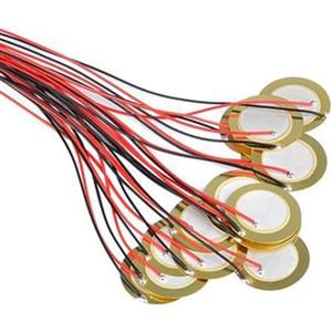 RuiJOTWAT 15 pezzi di pickup piezoelettrico da 27 mm, dischi amplificatori piezoelettrici con cavi da 13 per batteria di chitarra acustica