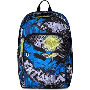 Seven Zaino Pro XXL Reversibile Detach Blu - Doppio Scomparto, Auricolari Wireless, Tasca Porta PC e Porta Borraccia