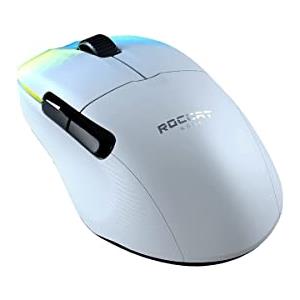 ROCCAT Kone Pro Air Mouse da gioco wireless ergonomico ad alte prestazioni, bianco