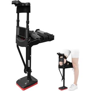 BSTGEKELY Stampella per ginocchio a mani libere, supporto per la mobilità per lesioni, disabilità, anziani. Alternativa a stampelle e monopattini. Sostituisce le stampelle per adulti. Può passare tra gambe