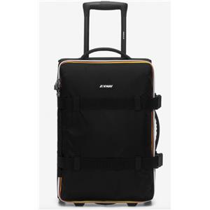 K-Way Blossac S Blk Pure-Blk Pure Trolley Nylon Semirigido Nero