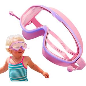 Generico Occhialini da Nuoto Bambini - Occhialini da Nuoto per Bambini - Copertura Sicura Antiappannamento Regolabile Impermeabile Per Allenamento Gare Piscina Mare Lago Immersione