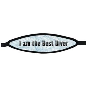 Best Divers, Cinturino Maschera in Neoprene, Terminali a Strappo, Best Divers