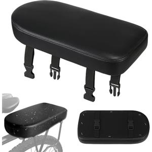 KRYMXAR Seggiolino posteriore per bicicletta per bambini, con imbottitura spessa, comodo portapacchi, ideale per gite in famiglia e viaggi quotidiani