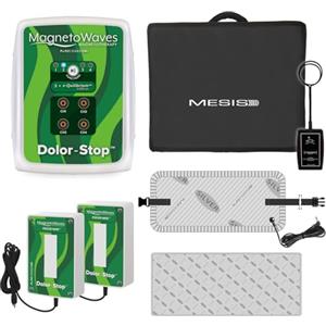 MESIS MagnetoWaves Dolor-Stop Magnetoterapia |Alta frequenza | 5 programmi | 4 canali | Dotazione SINGLE BED PLUS